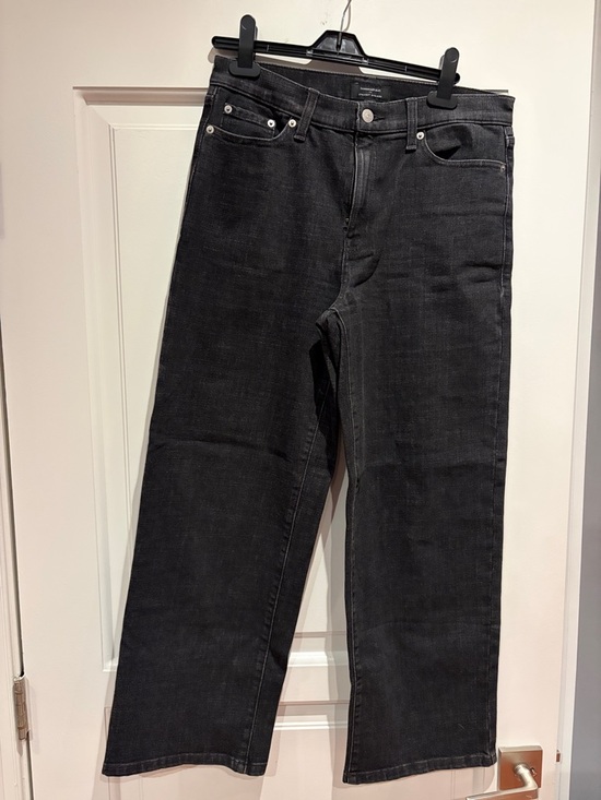 Banana Republic Factory Denim - Banana Republic Factory Black Wide-Leg Jeans